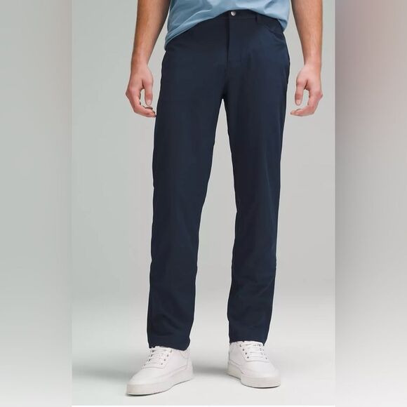 LululemonABC Classic Fit Blue Pocket Pant Warpstreme